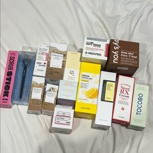 Assorted Korean Skincare and Beauty Products